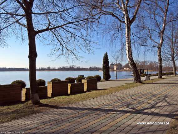 Jezioro Ełckie w marcu - Ełk
