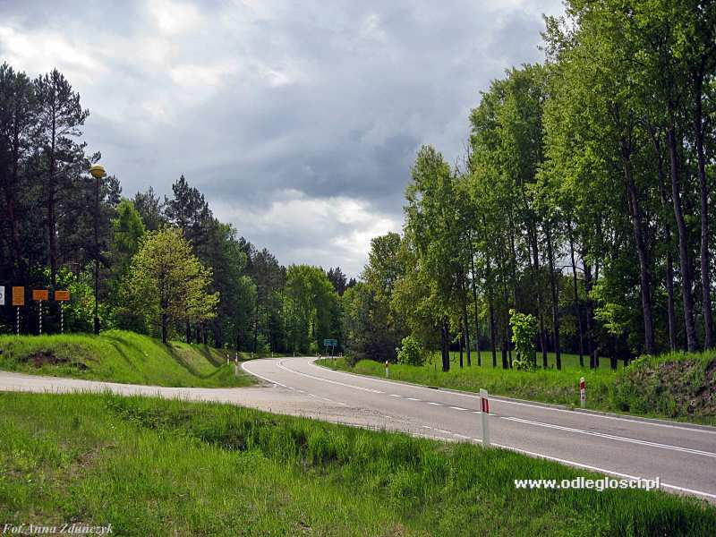 Widok w kierunku drogi Ełk-Orzysz - Klusy